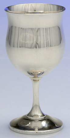 Queen Elizabeth (Sterling, Hollowware) Sterling Wine Goblet