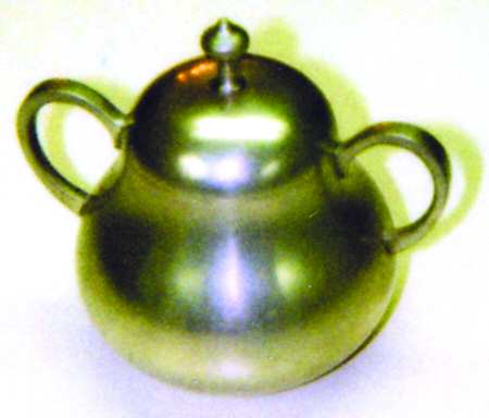 RHL3 (Pewter, Hollowware) Sugar Bowl with Lid