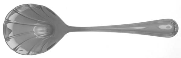 Woodbury (Stainless) Solid Shell Casserole Spoon