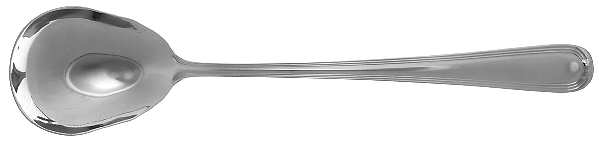 Woodbury (Stainless) Large Solid Serving Spoon