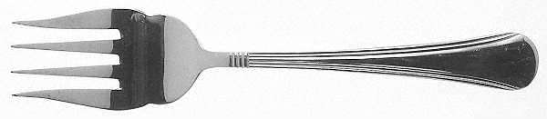 Piazza Navonna II-Northampton  (Stainless, 18-10) Medium Solid Cold Meat Serving Fork