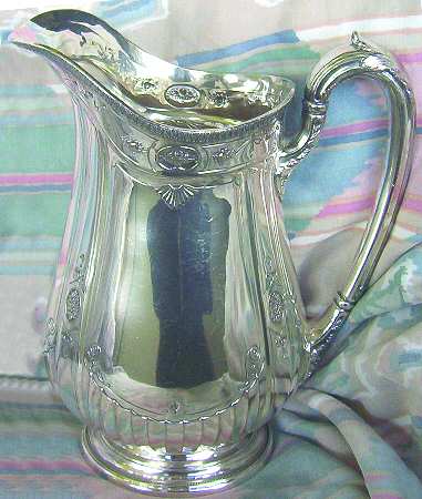 Sir Galahad (Silverplate, Hollowware) Silverplate Water Pitcher