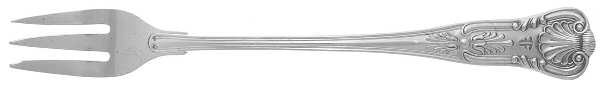 Kings (Silverplate, 1890, Hotel Ware) Cocktail/Seafood Fork