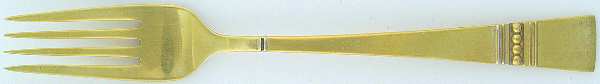 Diadem-Gold Vermeil (Sterling) Fork