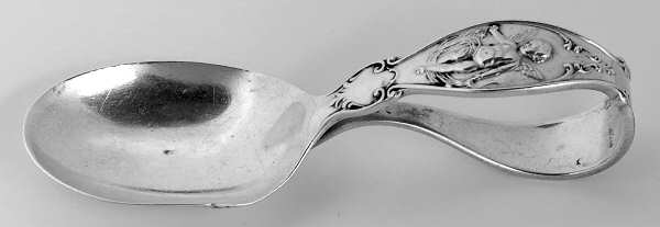 RDS142 (Sterling) Curved Handle Baby Spoon