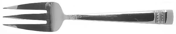 Evergreen (Stainless) Medium Solid Cold Meat Serving Fork