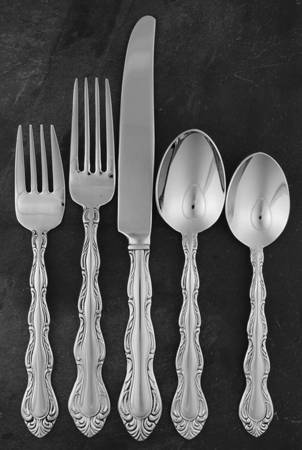 Bordeaux (Stainless) 5 Piece Place Setting
