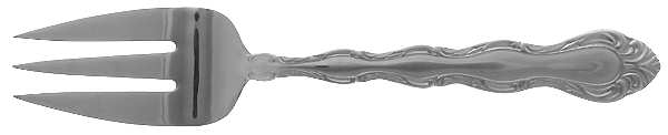 Bordeaux (Stainless) Medium Solid Cold Meat Serving Fork