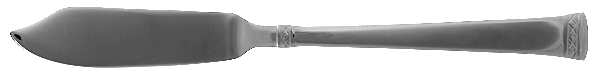 Diamond Braid (Stainless) Flat Handle Master Butter Knife