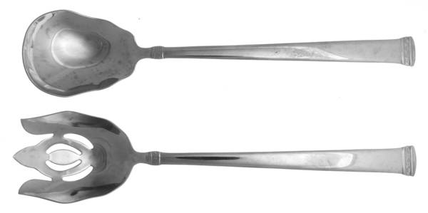 Diamond Braid (Stainless) Solid Oversized Serving Salad Set