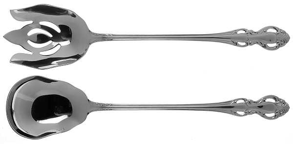 Queensday (Stainless) Solid Oversized Serving Salad Set