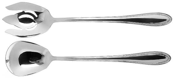Laurel (Stainless) Large Solid Serving Set