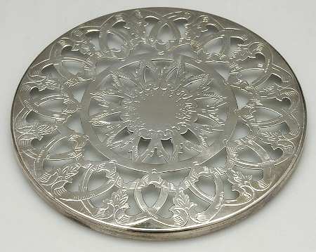 Silverplate Hollowware Trivet by Raimond