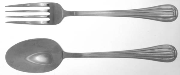 Meridiani (Stainless) (2 Pc) Solid Salad Set