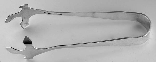 Sterling Flatware Large Ice Serving Tongs
