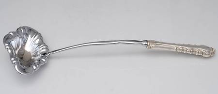 Sterling Flatware Punch Ladle with Stainless Bowl
