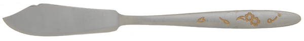 American Beauty (Stainless) Flat Handle Master Butter Knife by Reo Crest Silver