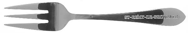 Cote D Azur (Stainless) Large Solid Cold Meat Serving Fork