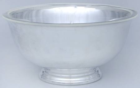 Paul Revere Bowls (Silverplate, Hollowware) 10" Paul Revere Bowl & Plastic Liner