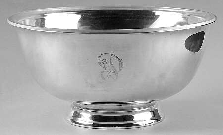 Paul Revere Bowls (Silverplate, Hollowware) 8" Paul Revere Bowl & Plastic Liner