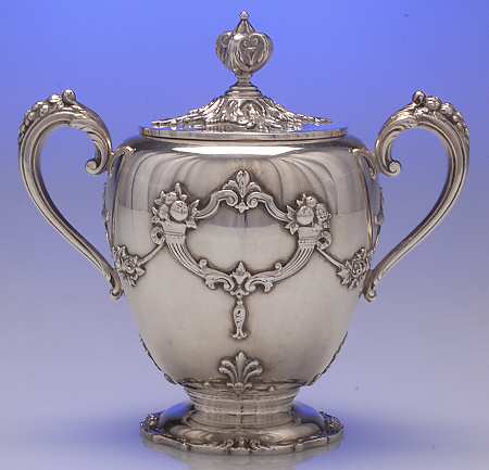 Francis I (Sterling, Hlwr, Eag-R-Lion, 580) Sugar Bowl & Lid