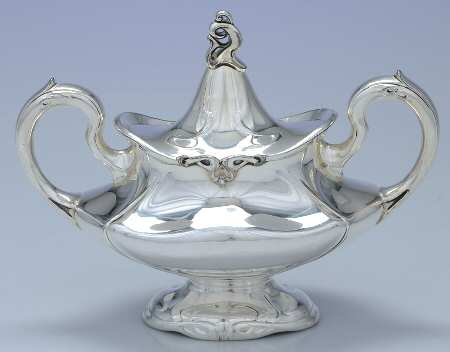 3710 (Silverplate, Hollowware) Sugar Bowl & Lid