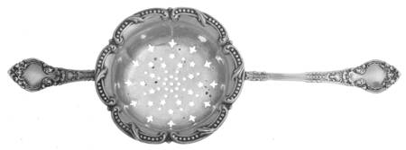 ROF7 (Sterling) Solid Individual Overcup Tea Strainer