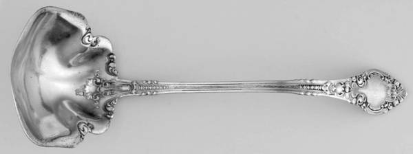 ROF7 (Sterling) Solid Piece Cream Ladle