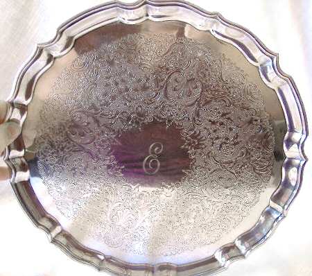 6161 (Silverplate, Hollowware) 12" Round Tray