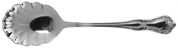 Lattice Rose (Stainless) Sugar Shell Spoon