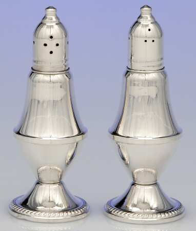 Sterling Hollowware Salt and Pepper Set