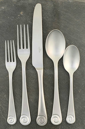 Ammonite Satin (Stainless) 5 Piece Place Setting