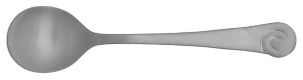 Ammonite Satin (Stainless) Round Bowl Soup Spoon (Cream Soup) HC