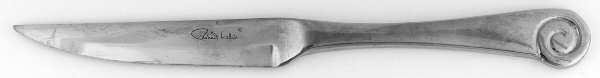 Ammonite Satin (Stainless) Individual Solid Handle Steak Knife
