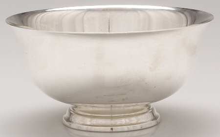 Paul Revere Reproductions (Strl, Hlwr) 8" Paul Revere Sterling Bowl