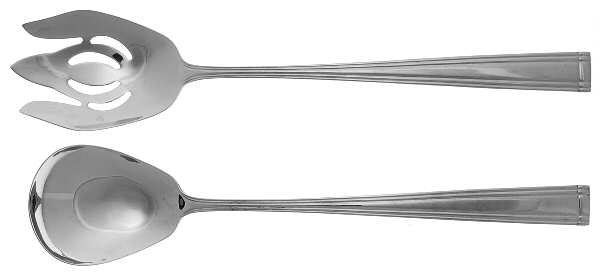 Woodlawn-West End (Stainless) Solid Oversized Serving Salad Set