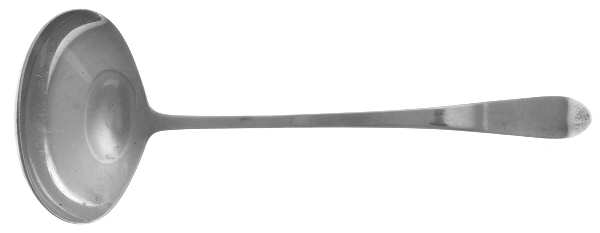 RDS154 (Sterling) Solid Piece Cream Ladle