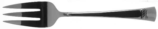 Duvall (Stainless) Large Solid Cold Meat Serving Fork