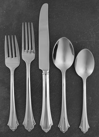 Devonshire (Stainless, China) 40 Piece Estate Set