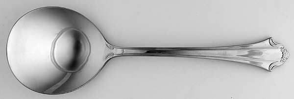 Devonshire (Stainless, China) Solid Smooth Casserole Spoon