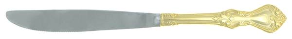 Golden Marlborough (Gold Electoplate) Modern Solid Knife