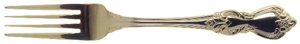 Golden Marlborough (Gold Electoplate) Fork