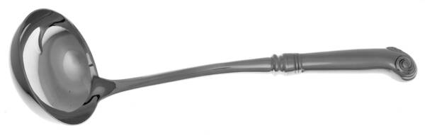 Williamsburg Royal Shell (Stainless) Soup Ladle with Stainless Bowl HC