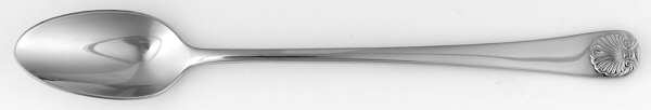 Williamsburg Royal Shell (Stainless) Iced Tea Spoon by Reed & Barton