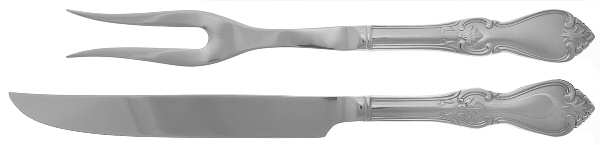 Lincolnshire (Stainless) Large 2-Piece Roast Carving Set w/Stainless Blade