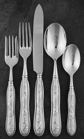 Botticelli-Satin (Stainless) 5 Piece Place Setting