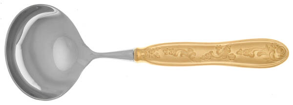 Botticelli-Satin Gold Electroplate Solid Gravy Ladle by Ricci (Argentieri)