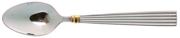 Crescendo (Matte, Gold Accent) Teaspoon