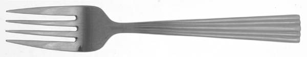 Fluted Handle (Stainless) Individual Salad Fork