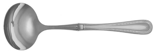 Grand Hotel II (Stainless) Gravy Ladle with No Spout Stainless Bowl HC